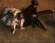 Edgar Degas Waiting Spain oil painting reproduction